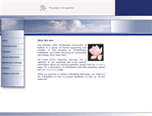 Tablet Screenshot of buffalomindfulness.org